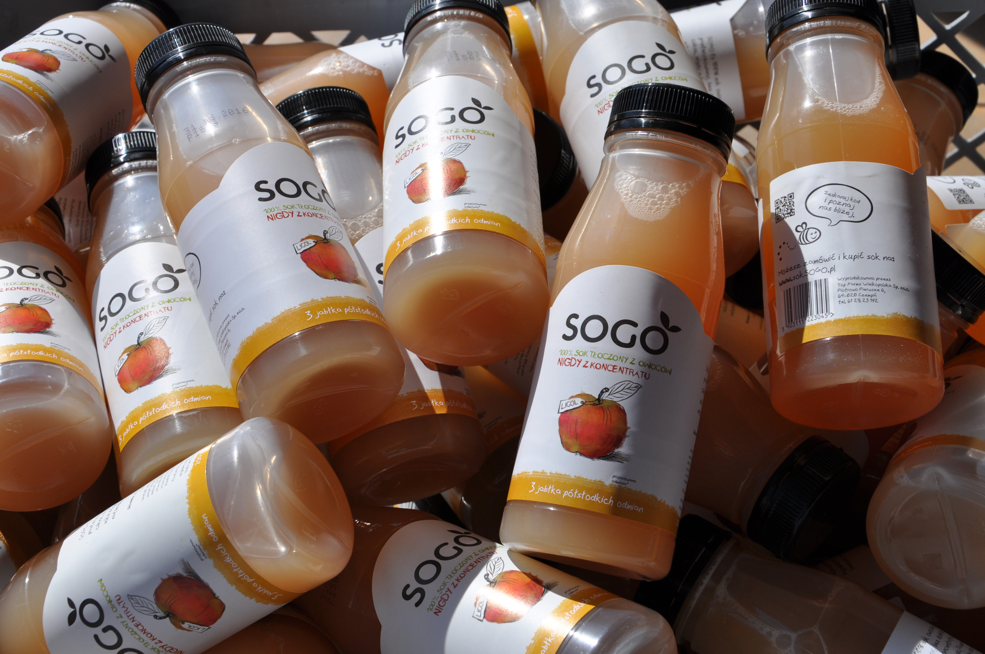 Special barrier bottle for special juice.