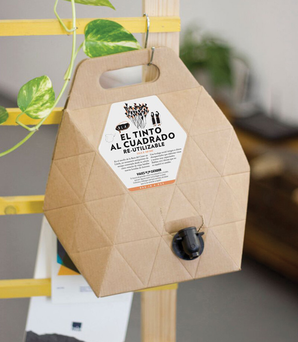 Bag-in-box wine packaging