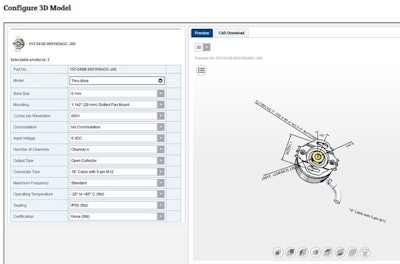 Online 3D configurator