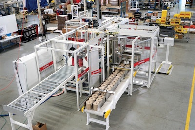 The new Raptor SL is a compact, high-speed, horizontal side-load case packing machine that’s reliable even when opening light-weight corrugated cases with weak glue seams.