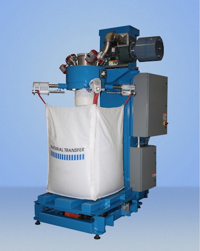 Bulk bag filler with densification system