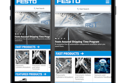 Mobile app to order components
