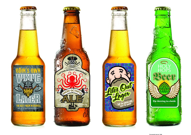 Overnight Labels: Specialty effects for beer bottle labels ...