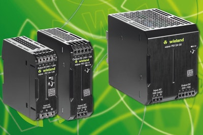 wipos DIN rail power supply modules