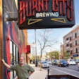 Editor Pat Reynolds at Burnt City Brewing, Chicago