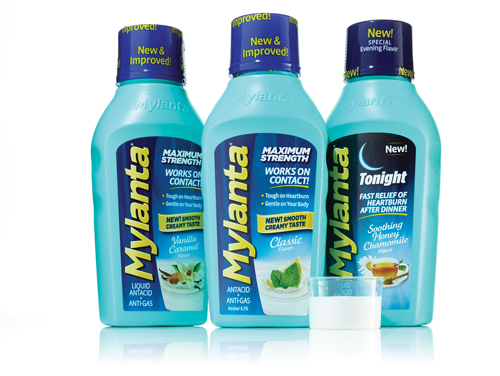 The new and improved Mylanta reached store shelves nationally in April 2016, in a refreshed package that embraces the latest consumer OTC healthcare trends.