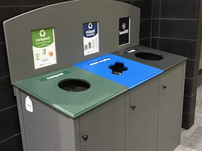 Best Buy is using RAA's standardized recycling labels across its corporate campus.