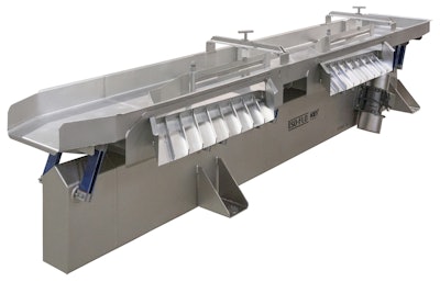 Iso-Flo® vibratory conveyor with monobeam