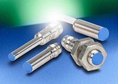 Miniature inductive proximity sensors