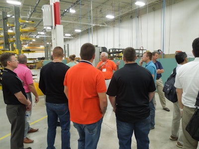 Dorner's 50th Anniversary celebration included plant tours on June 15 for customers, vendors, distributors and local personnel.