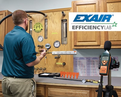 EXAIR’s Efficiency Lab Tests and Compares Blowoff Products