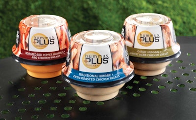 The new Hummus Plus snack-size package delivers on many fronts, with portability, nutrition, and convenience.