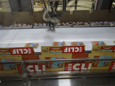 Cliff Bar's secondary end-of-line machinery optimizes efficiency