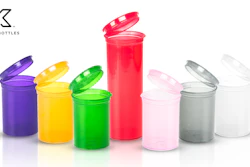 Family of plastic pop top containers. Courtesy of Kush Bottles