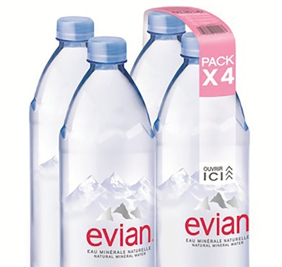 New Evian packaging
