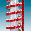 Narrow-track spiral conveyor