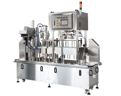 Stand-up pouch filling and sealing machine