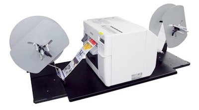 Entry-level color label printer