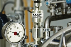 Stainless Steel Threaded Line Vac Turns Pipe Into a Conveyor