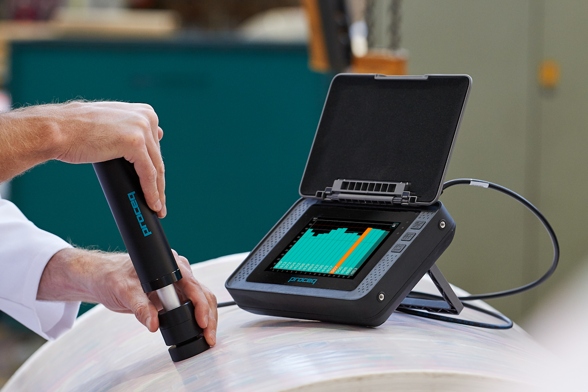 Proceq Roll hardness tester From Screening Eagle Packaging World