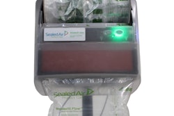 System mounts to wall or tabletop; reduces space needs, packing material costs, shipping expenses and breakage.