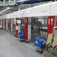 The robotic cartoning system is actually three identical machines each consisting of six sub-machines.