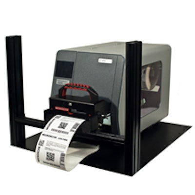 Integrated label inspection system for thermal transfer printers