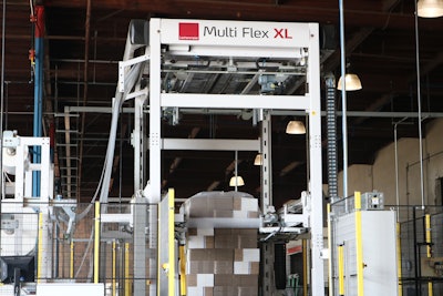 Multi FleXL stretch hood machine provides the necessary protection and force to stabilize even the most challenging loads and works with Xeros condensation control film.