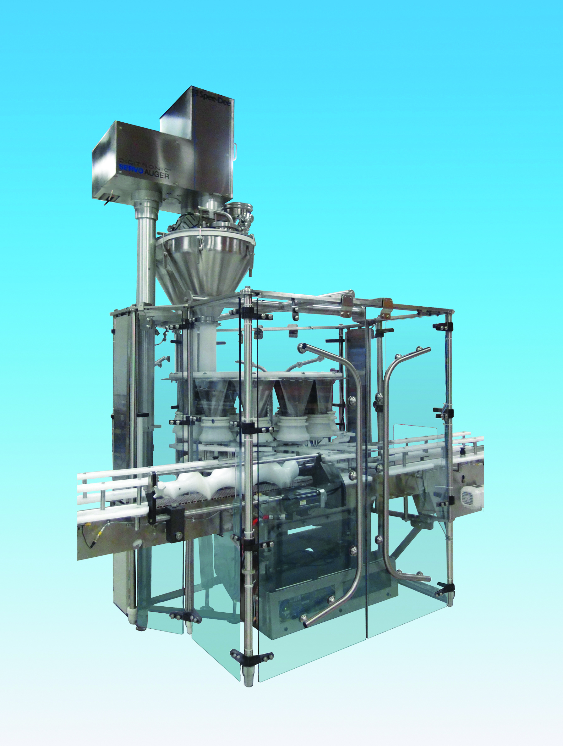 Rotary filler allows access to all points