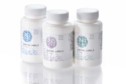 Seen here are serialized Nosco labels on bottles.