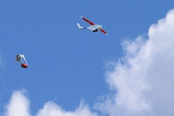 A Zip making a delivery. / Photo: Zipline