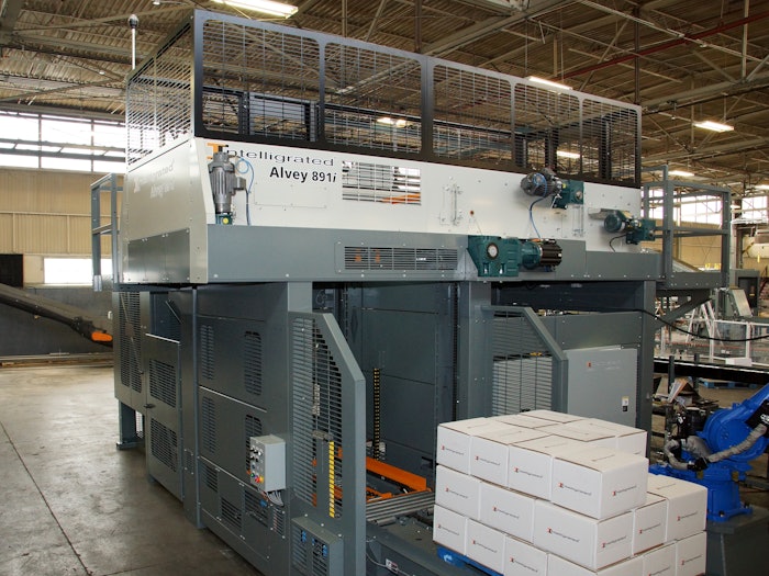 Intelligrated Enhanced Alvey Palletizer From Honeywell Intelligrated Packaging World