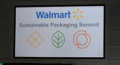 Walmart held a Sustainable Packaging Summit at its home office in Bentonville, AR, on Oct. 25.