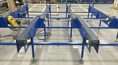 Multiple strand auto pick conveyor