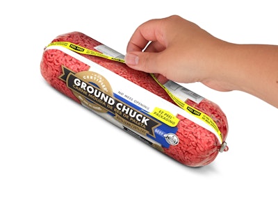 Cargill will be the first beef producer to offer EZ Peel™ packaging for ground-beef chubs in retail stores across the U.S.