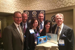 Attendees at the New Jersey Packaging Executives Club (NJPEC) awards gala included: Mark Buursma, Schawk Account Director Jason Ahleman, Bayer Packaging Innovation and Development Sarah Clarke, Product Ventures Senior Client Director Peter Clarke, Product Ventures Founder/CEO Trish Young, Bayer Graphics Management Design Lead Don Hall, Bayer Senior Packaging Engineer