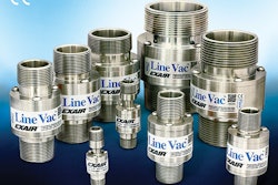 Low Cost 316SS Threaded Line Vac™ Turns Pipe into a Conveyor