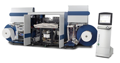 New digital UV inkjet label press at Canadian converter.