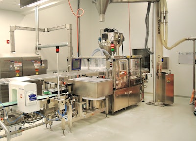 Pharma Tech Industries employs unscrambling, filling, checkweighing, metal detection, capping, sealing, bundling and case packing equipment at its Missouri facility.