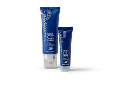 The tubes replicate the look of the premium, oval-shaped, airless tubes used for Snail CC Crème skin-care products.