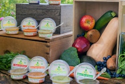 Pure Spoon’s products consist of 100% organic fruit and vegetable purées, packaged in 4.2-oz clear PET containers.