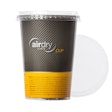 The Airdry CUP uses a combination paperboard-plastic package, that provides material reduction and high-quality printing.