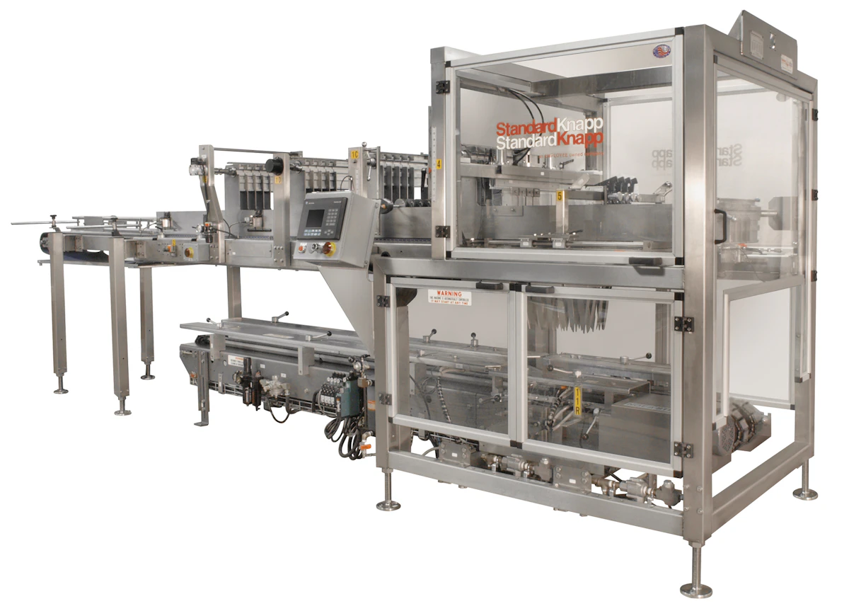 Standard Knapp Case Packer Designed For Microbreweries From Standard
