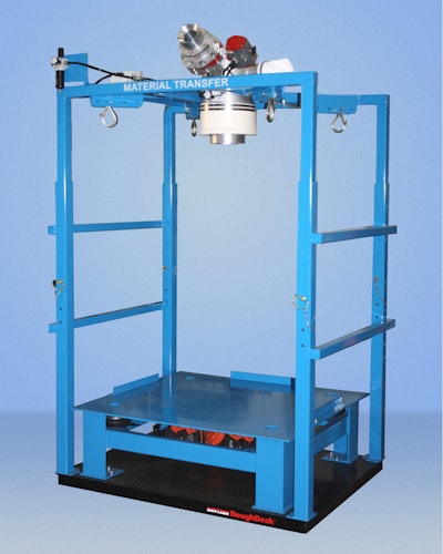 Bulk bag filler with gain-in-weight scale and densification system