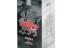 The Griffon box is a stunner visually, with an embossed image of its namesake in metallic ink on the front panel.