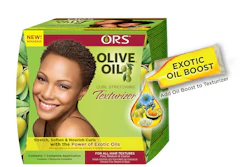 Namaste used what most would call dead space—the corners of the box—to reinforce the Olive Oil brand.
