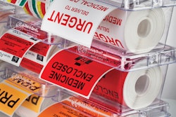 nsertion of roll labels is greatly simplified while dispensing of labels by healthcare professionals is also improved by the new package.