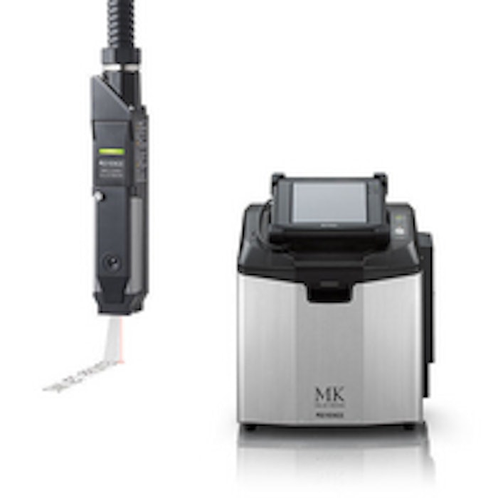 Keyence Inkjet printer with white pigment ink From Keyence Corp. of
