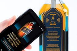 In the Diageo Johnny Walker connected smart bottle supplied by Thinfilm, NFC technology detects if a bottle is sealed or opened and sends offers and exclusive content to a consumer’s smartphone.