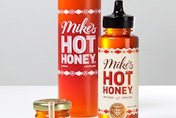 Redesigned packaging graphics for Mike's Hot Honey